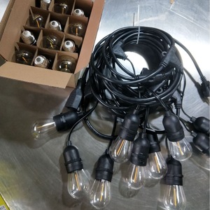 <b>String</b> Lights E27 E26 IP44 Waterproof Outdoor Christmas Decoration Led Bulbs For Patio <b>Garden</b> Party - Product Image 1