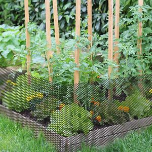 Unves <b>Plastic</b> Wire <b>Mesh</b> 15.7x16.4ft Fencing Netting for Poultry Gardening Floral Pets Barrier - Product Image 2