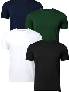 เสื้อยืดเจอร์ซีย์ผ้าฝ้าย 100% คุณภาพสูงสำหรับผู้หญิงและผู้ชาย พิมพ์ลายแบบ Discharge เป็นมิตรกับสิ่งแวดล้อม ไม่ยับง่าย ดีไซน์เรียบง่าย ขายส่ง - Product Image 1
