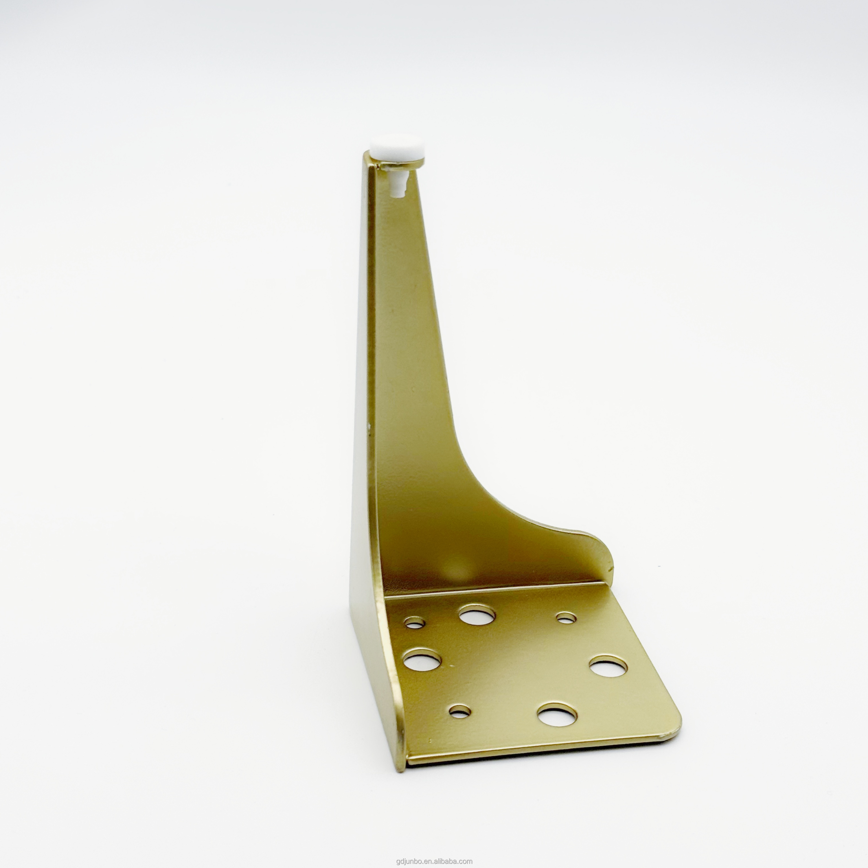 Square Sofa Legs Iron Brushed Golden Champagne Gold Furniture Feet for Drawer Dresser
