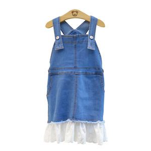 Nuevos Vestidos de Mezclilla Premium para Niñas, Diseños Modernos, Lindos y Sencillos, Imágenes de Proveedores Chinos - Product Image 1