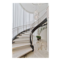 Escalier rond préfabriqué en bois, marche préfabriquée, escalier courbe préfabriqué