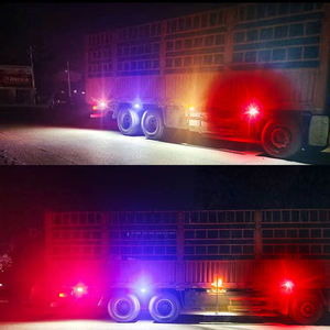 ไฟ LED DC12V/24V 12 ดวง 18 ดวง, ไฟโมดูลกระพริบสีแดงและสีน้ำเงิน, ไฟเตือน, ไฟสัญญาณรถบรรทุกและรถจักรยานยนต์ - Product Image 5