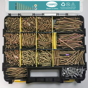 Cross Border Screw Set 1350Pcs M3.5 M4 M5 Phillips Countersunk Self Tapping Drywall Screws Carbon Steel Zinc Plated - Product Image 2
