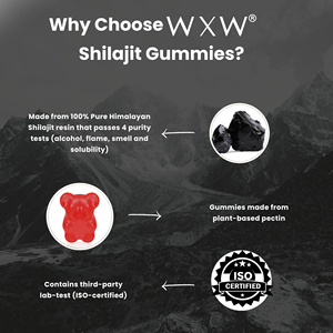 หมากฝรั่ง shilajit Gummies สนับสนุนพลังงาน shilajit gummies ลูกอมกระดูก - Product Image 3