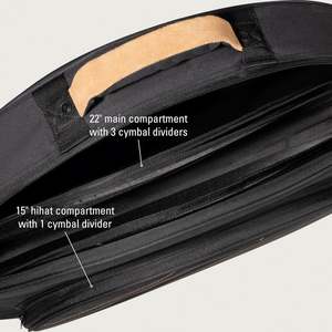 Étui de transport pour cymbales, étui de rangement pour instruments, étui de transport imperméable pour gong, tambourin à roulettes, 20 / 24 pouces, échantillon gratuit - Product Image 4