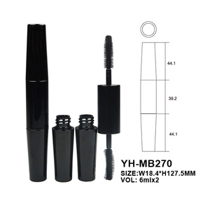 Emballage double embout 2 en 1 pour gloss à lèvres, emballage personnalisé pour mascara, emballage cosmétique, mascara 6ml, cosmétiques - Product Image 1