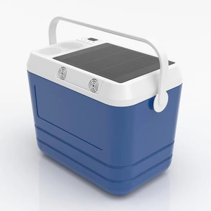 20L Modern Solar <strong>Powered</strong> Cooler Bag PE Material with Thermal Fishing Features Logo &amp; Letter Pattern Use for Cans Table <strong>Cool</strong> <strong>Box</strong> - Product Image 1