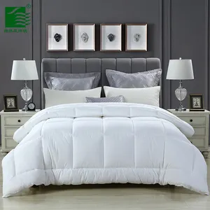 Edredon on on-line hotel 100% algodão branco/colcha de microfibra/poliéster duvet