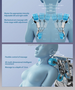 Sl-theo dõi sang trọng xách tay đầy đủ cơ thể không trọng lực ghế massage với LCD màn hình cảm ứng Hot nén chân con lăn OEM/ODM hỗ trợ - Product Image 3