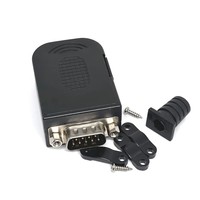 Conector DB9, conector macho hembra de 9 pines, RS232, RS485, terminales de ruptura, 21-24 AWG, conectores sin soldadura de cable