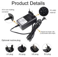 Adaptador de Corriente CA/CC de 12V 3A 36W para Montaje en Pared, Enchufe EU/UK/US/AU de 5.5*2.1mm para Tiras LED, CCTV, Humidificador, Fabricante OEM
