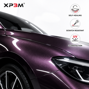 ฟิล์มใสกันรอยรถยนต์ XP3M Metallic Leblon สีม่วง OEM เงา TPU ความหนา 7.5 มิล ซ่อมแซมตัวเองได้ ป้องกันรอยขีดข่วน ป้องกันสีเหลือง ติดตั้งแบบเปียก - Product Image 5