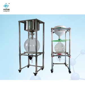 <span class=keywords><strong>Filtration</strong></span> sous vide du filtre Nutsche en acier inoxydable de laboratoire à l'aide d'un entonnoir <span class=keywords><strong>buchner</strong></span> pour la séparation des liquides solides - Product Image 6