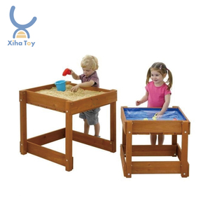 Mesa Sensorial de Madera XIHA para Guarderías y Jardines de Infancia, Escritorio de Actividades para Niños con Caja de Almacenamiento, Muebles para Niños Pequeños - Product Image 1