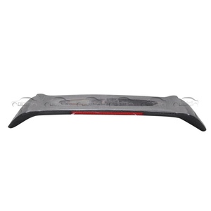 Carbon Fiber Rear Trunk Lip Tail Wings <b>Boot</b> Ducktail Roof Spoiler With LED for Honda Civic EP3 2001-2005 - Product Image 5