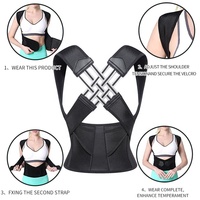 Ceinture de soutien dorsal pour hommes et femmes, correcteur de posture du dos, correcteur de posture invisible pour le bureau et l'usage quotidien