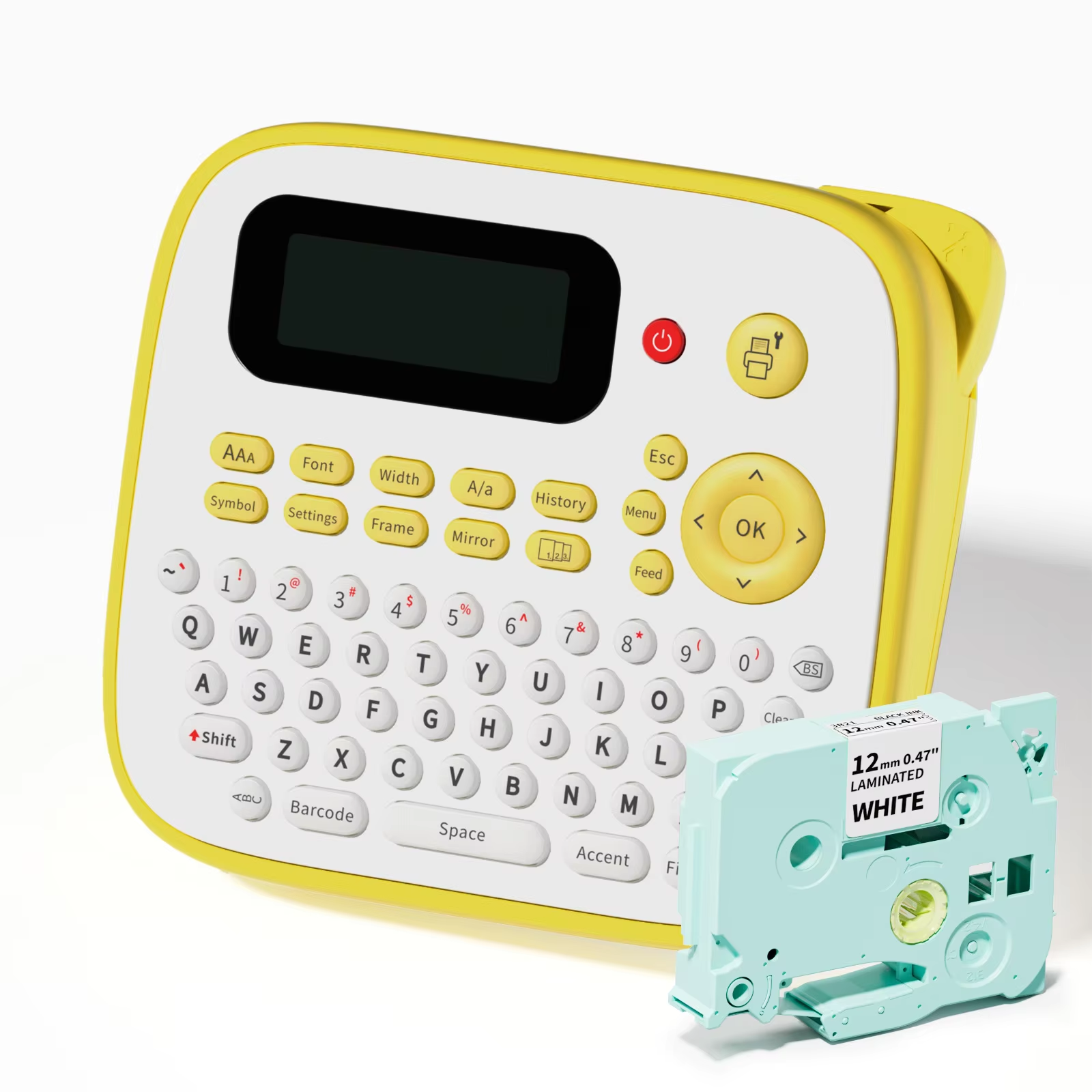 D1000/D210S Desktop Thermal Label Printing Mini Portable Wireless Keyboard Printer Thermal Transfer Printer