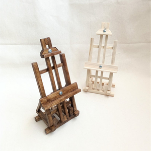 Chevalet d'artiste miniature fait main : Chevalet réglable en H pour étudiants en art, chevalet trépied portable pour le dessin et la peinture - Product Image 1