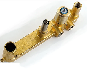 Hot Sales Hardware Bath Spout <b>Waterfall</b> Brushed Gold Basin Laundry Faucets HAS-865 Hardware Bath Spout - Product Image 2