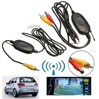 Kit émetteur-récepteur vidéo sans fil 2,4 G 12 V pour caméra de recul de voiture et écran de moniteur DVD
