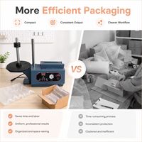 Machine à coussin d'air pour film de protection, pour l'emballage en colonne, sûre et économique