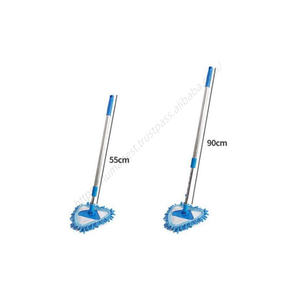 Mopa Triangular Retráctil C79 para Limpieza de Vidrios, Cocina, Sala de Estar y Pisos, Mini Mopa Plana para Limpieza - Product Image 1