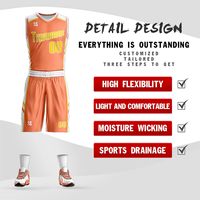 Seragam Basket Tanpa Lengan Cetak 3D Reversibel Kustom yang Dapat Dipersonalisasi Set Nama Nomor Pria/Wanita 100% Poliester Cepat Kering Ukuran Besar
