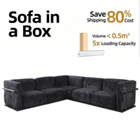 Canapé modulaire Wabi-Sabi personnalisé en chenille, mousse 32D, structure métallique, accoudoirs en bois, sectionnel, pour salon de luxe, style Zen