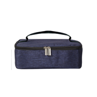 Petite boîte à déjeuner isolée à main, Mini boîte à déjeuner Portable, sacs de refroidissement Simple Cartoon nourriture Polyester Oxford thermique accepter OEM