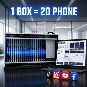 Nuevo Sistema de Granja de Teléfonos, Chasis de Control Profesional para Android con Caja Integrada P20 S20 <span class=keywords><strong>S21</strong></span> S22 - Product Image 1
