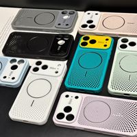 Coque de téléphone à fenêtre large contrastée pour dissipation thermique, anti-chute et magnétique, pour iPhone 18 17 16 Pro Max