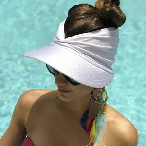 2024 hot sales Flexible Adult Hat for Women Anti-UV Wide Brim Visor Hat Easy To Carry