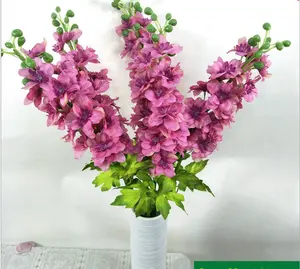Wholesale sales artificial delphinium flowers for wedding centre pieces decoration