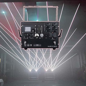 Luz Láser <span class=keywords><strong>de</strong></span> Aluminio <span class=keywords><strong>de</strong></span> 25W/31W IP65 5000K con Control DMX/ILDA <span class=keywords><strong>de</strong></span> 18/27 Canales, Color Luz del Día, para Escenarios, Teatro, Discotecas, Fiestas y Espectáculos - Product Image 4