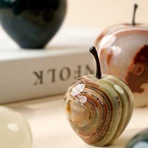 Sculpture en cristal de <span class=keywords><strong>pomme</strong></span> de jade afghan naturel fait à la main artisanat en pierre de cristal pour Noël ornement en cristal de <span class=keywords><strong>pomme</strong></span> polie - Product Image 4