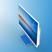 PC All in One dengan Kamera Terintegrasi, SSD, DVD-RW Optical Drive, Intel I3/I5/I7, Desktop AIO, Colokan EU/UK untuk Kantor dan Sekolah