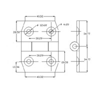 Charnière à clapet en acier inoxydable, charnière de porte de camion à 270 degrés, charnière rotative de style ancien