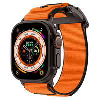 Bracelet de montre tactique robuste en nylon avec boucle magnétique, bracelet de sport d'extérieur pour Apple Watch Ultra 2 Series 10 9 8