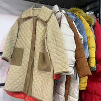 Pakaian Bekas A+ Gaya Korea Jaket Wanita Second Hand Berbahan Katun Berlapis Impor Ekspor Pakaian Bekas
