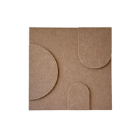 Panneaux décoratifs en feutre 3D de style nordique, carreaux muraux géométriques abstraits, panneaux insonorisants en PET pour bureau, salle de réunion et hall