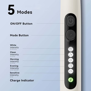 <span class=keywords><strong>Cepillo</strong></span> <span class=keywords><strong>de</strong></span> <span class=keywords><strong>Dientes</strong></span> Eléctrico Sónico Giratorio SEAGO SG-2607 para Adultos, Personalizable, 5 Modos, Recargable por USB Tipo C, con IPX7 - Product Image 4