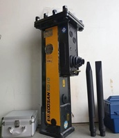 Martillo Hidráulico Nuevo para la Industria Minera, Modelo con Componentes Principales, Equipo de Construcción, Cincel de 40 mm