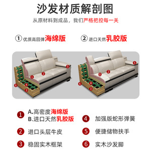 Canapé-<span class=keywords><strong>lit</strong></span> en cuir en forme de L, style minimaliste moderne, pour hôpitaux, centres commerciaux, appartements, salons - Structure en bois, usage commercial - Product Image 2
