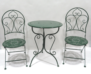 Modern Design Outdoor Patio Garden <strong>Iron</strong> <strong>Wrought</strong> Metal <strong>Bistro</strong> <strong>Sets</strong> - Product Image 1