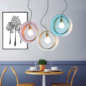 Nordic Macaron Glass Art <b>Chandelier</b> Postmodern Design for Restaurant Clothing Store Coffee Shop Minimalist Pendant <b>Lights</b> - Product Image 6
