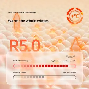 Colchón Inflable Portátil para Acampar al Aire Libre, Doble, Automático, con Cojín de Aire, Tejido Compuesto - Product Image 2