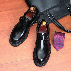 Zapatos de Cuero de Lujo con Suela de Goma, Ligeros y Transpirables, Zapatos Administrativos de Lujo, Diseño de Alta Calidad - Product Image 5