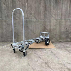 Carro de mano multiusos Cuatro ruedas 200kg Carro de mano plegable de aluminio a Suiza - Product Image 1