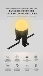 โคมไฟจุดเดียว รุ่น 2026 Overseasdesign 200Lm DC24V บลูทูธ Wifi ปรับความสว่างได้ ไฟสนามหญ้าตกแต่ง อายุการใช้งานยาวนาน รับผลิตแบบ OEM&ODM - Product Image 3